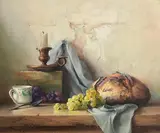 Robert Chailloux French, Still Life on Tabletop