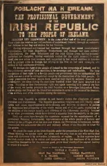 1916 Irish Proclamation, Original Cast of the Authentic Print of the Irish Proclamation (which includes original type setting errors), 2016, bronze