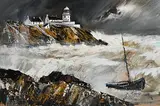 J.P. Rooney, The Storm at Roche's Point Lighthouse