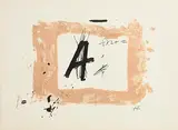 Antoni Tapies Spanish, Letter A