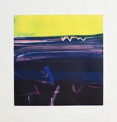 Barbara Rae Scottish, Western Islands, screenprint - number 3 from an edition of 75