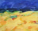 Clement McAleer, Sunlit Dunes, 2004, acrylic on paper