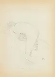 Pierre Bonnard, Nude Leaving Bath, lithograph published in 1945