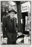 William Burrows outside The Book Shop of Bernard Stone by John Minihan, 1989, silver gelatin print, sold Mar 2020
