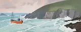 Atlantic Rhythms, Slea Head, Kerry by John Francis Skelton, oil on canvas board, sold Mar 2020