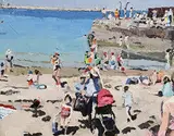 Stephen Cullen, Summer's Day, oil on board