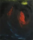 Nick Robinson, Abstract Red, 1968, oil on canvas