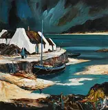 J.P. Rooney, In Sunshine and Shadow (Connemara Inlet)