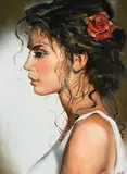 Alana Lavery, Audulucian Beauty, oil on canvas