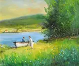 Norman J. McCaig, Beside the Lake
