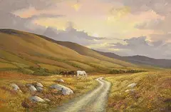 Glen Smol by Liam Jones, oil on canvas, sold Jan 2020