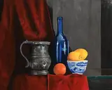 Peter Kotka, Still Life - Fruit and Vessels