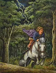 Jonathan Barry, Caspian's Flight, oil on canvas
