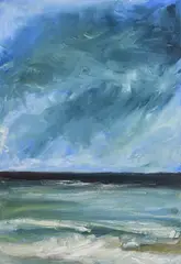 Caroline Canning, Renvyle Shore, 2006, mixed media on paper