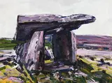 Michael Hanrahan, Poll na Bron, 2014, oil on canvas board