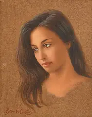 Head by Brian McCarthy, 2001, oil on canvas, sold Jan 2020