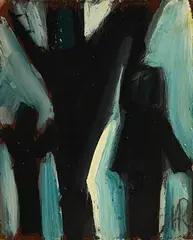 The Forest by Markey Robinson, gouache on board, sold Jan 2020