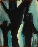 The Forest by Markey Robinson, gouache on board, sold Jan 2020