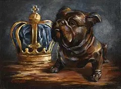Safe Keeping by Carmela Brennan, oil on canvas, sold Jan 2020