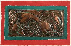 Hugh Clawson, Celtic Dog, copper plate