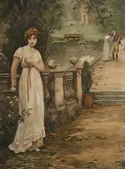 William John Hennessy British, Unrequited Love, watercolour