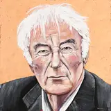 Paul Flynn, Portrait of Seamus Heaney, mixed media on canvas