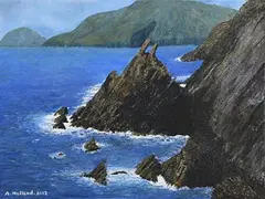 Anne Holland, Slea Head, 2012, oil on canvas
