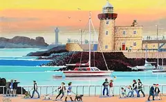 Cupar Pilson, Howth Lighthouse, Co. Dublin, oil on canvas board