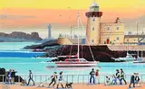Cupar Pilson, Howth Lighthouse, Co. Dublin, oil on canvas board