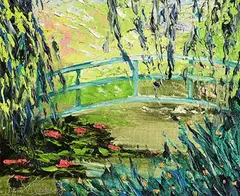 Eimear O'Connor, Lilly Pond, oil on canvas