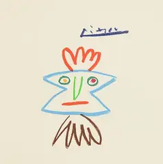 Pablo Picasso Spanish, Sheaf of Fables without Love, offset lithograph from the 1962 publication Sheaf of Fables without Love