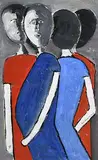 John Desmond, Relationships, acrylic on paper