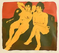 Éamonn O'Doherty, Female Nudes, 1968, limited edition lithograph - numbered 6 from an edition of 15
