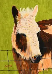 Ned by Ronald Keefer, oil on board, offered Jan 2020