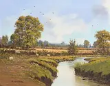 David Anthony Overend, Sixmile Water, oil on canvas