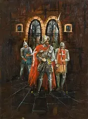 Ben Maile, The Knights of Malta, oil on canvas