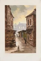 Tom Cullen, Temple Bar, 1979, oil on canvas