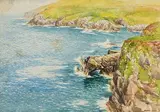 Howard Knee, Seascape, watercolour