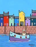 Paul Bursnall, Boat 83, acrylic on canvas