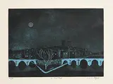 J.J.J. Rafel, Le Pont Neuf, limited edition etching - numbered 46 from an edition of 50