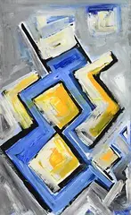 John Desmond, My Life !!!, acrylic on paper