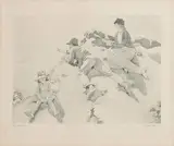 William Orpen, The Yacht Race, print
