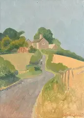 Sara G. John, The Lane to Priddhull Beach, 1992, oil on canvas