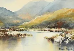 Olivia Hayes, Glendalough, watercolour