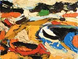 Christopher Tarleton, Abstract Composition, oil on canvas
