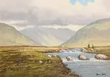 Manson Blair Irish, At Delphi, Co. Mayo, oil on canvas