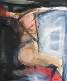 Margo Banks, Seated Female, oil on canvas