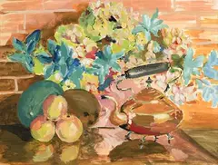 Kathleen Crawford, The Copper Kettle, watercolour