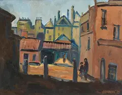 Bernard Canavan, The Liberties, 1975, oil on board