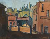 Bernard Canavan, The Liberties, 1975, oil on board